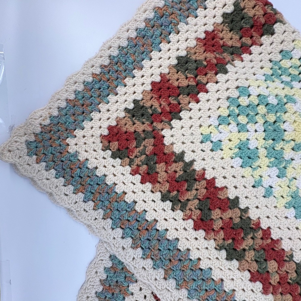 Handmade Crochet Granny Square Cottagecore